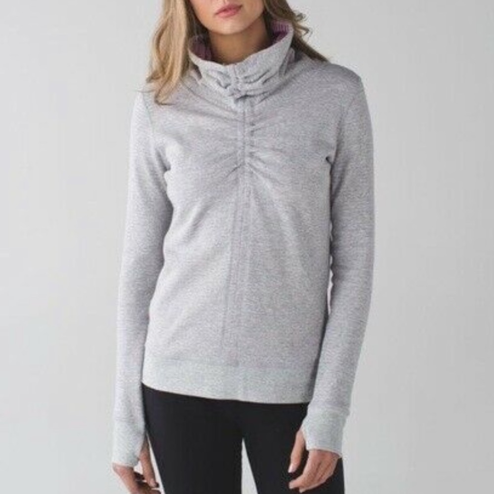 Lululemon In A Cinch Scrunch Neck Reversible Sz 6